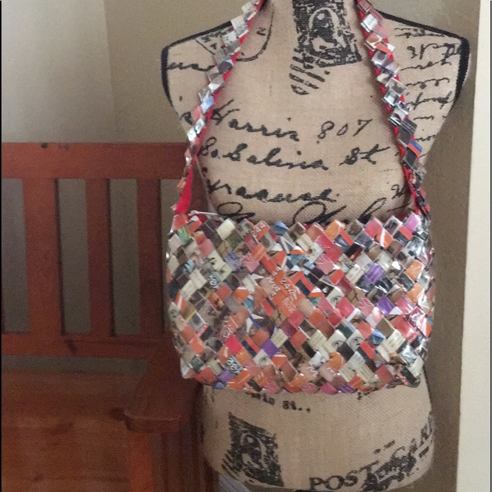 Purse multi color design